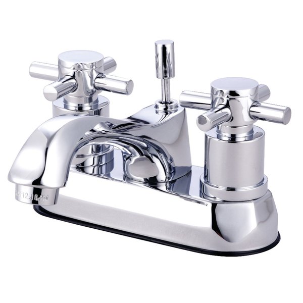 Kingston Brass KS4261DX 4" Centerset Bathroom Faucet, Polished Chrome KS4261DX